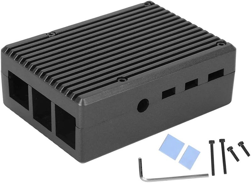 Aluminum Alloy Case for 4 Protects Motherboard and Components Lightweight Portable Compact - Image 2